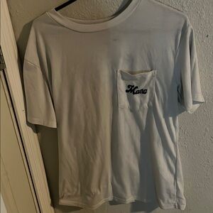 White Mama T-Shirt with Pocket